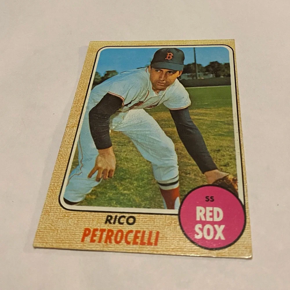 1968 Topps Baseball Card card number